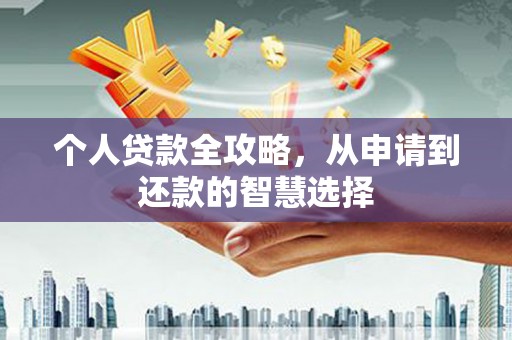 苏家屯个人贷款全攻略，从申请到还款的智慧选择