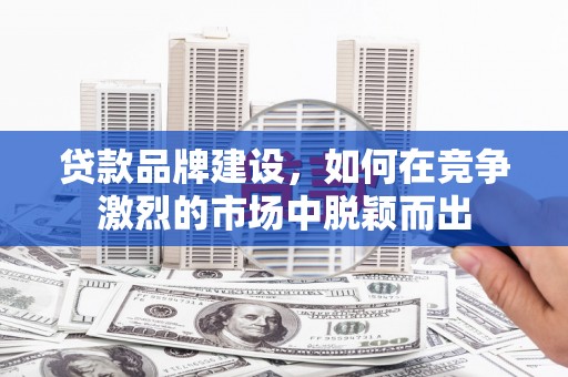 苏家屯贷款品牌建设，如何在竞争激烈的市场中脱颖而出