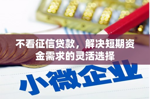 苏家屯不看征信贷款，解决短期资金需求的灵活选择