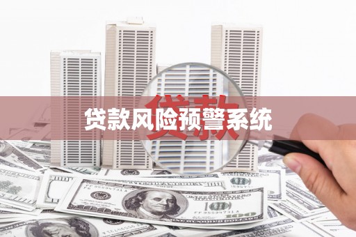 苏家屯贷款风险预警系统