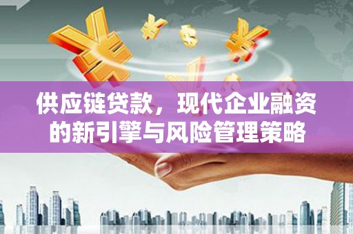 苏家屯供应链贷款，现代企业融资的新引擎与风险管理策略