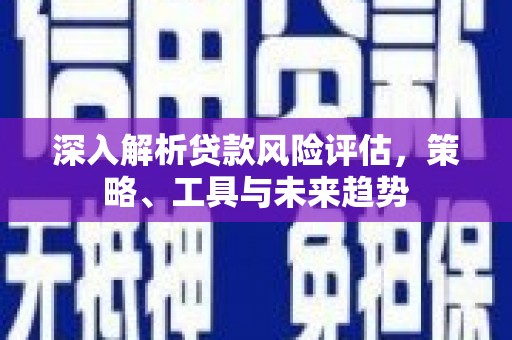 苏家屯深入解析贷款风险评估，策略、工具与未来趋势