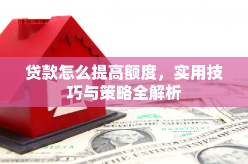 苏家屯贷款怎么提高额度，实用技巧与策略全解析