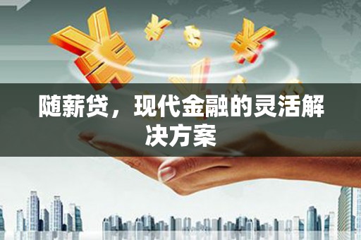 苏家屯随薪贷，现代金融的灵活解决方案