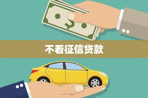 苏家屯不看征信贷款