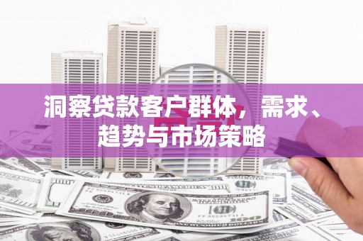 苏家屯洞察贷款客户群体，需求、趋势与市场策略