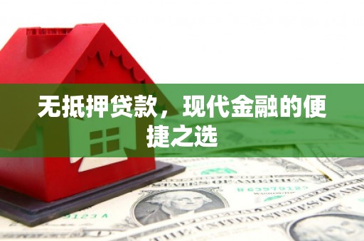 苏家屯无抵押贷款，现代金融的便捷之选