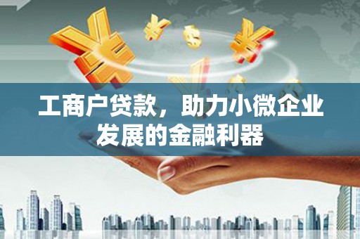 苏家屯工商户贷款，助力小微企业发展的金融利器