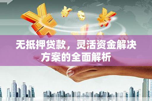 苏家屯无抵押贷款，灵活资金解决方案的全面解析