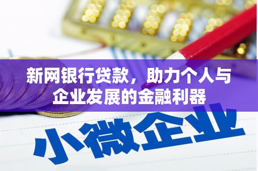 苏家屯新网银行贷款，助力个人与企业发展的金融利器