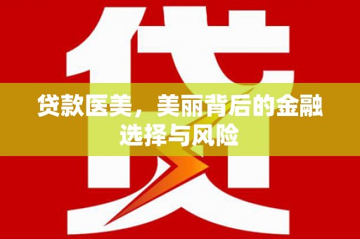 苏家屯贷款医美，美丽背后的金融选择与风险