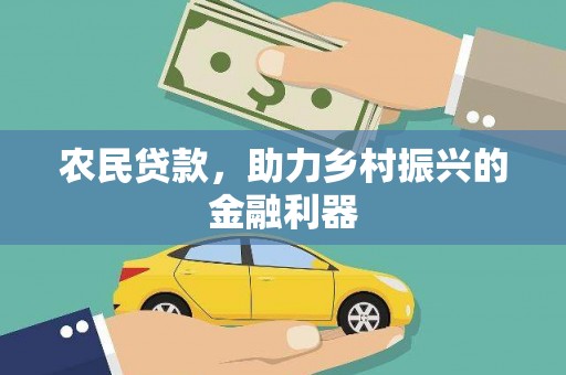 苏家屯农民贷款，助力乡村振兴的金融利器