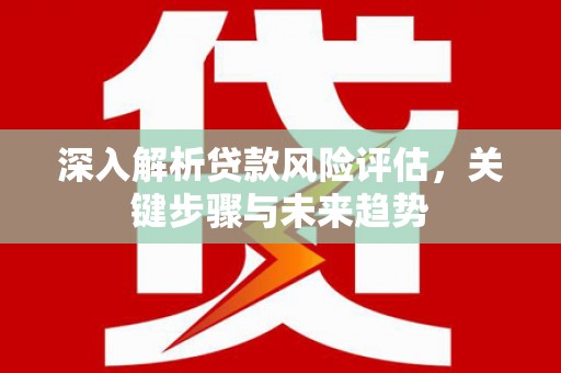 苏家屯深入解析贷款风险评估，关键步骤与未来趋势