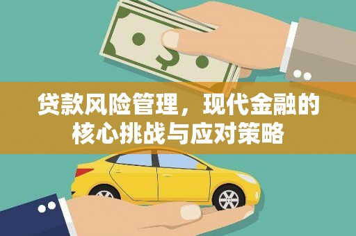 苏家屯贷款风险管理，现代金融的核心挑战与应对策略