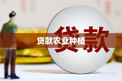 苏家屯贷款农业种植