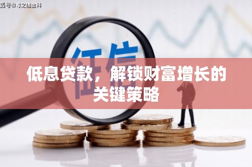 苏家屯低息贷款，解锁财富增长的关键策略