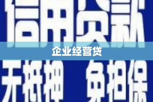 苏家屯企业经营贷