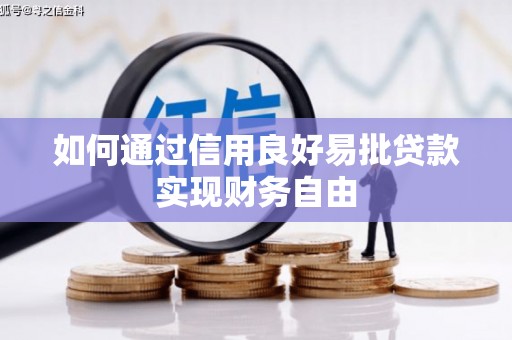 苏家屯如何通过信用良好易批贷款实现财务自由