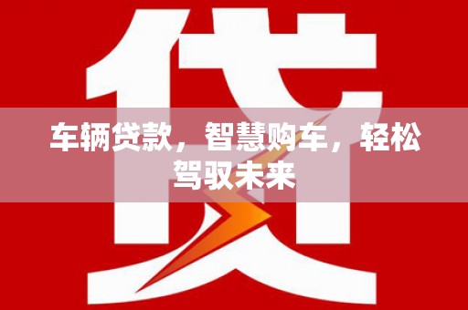 苏家屯车辆贷款，智慧购车，轻松驾驭未来