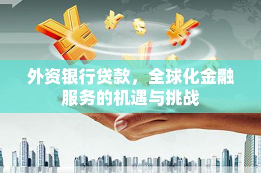 苏家屯外资银行贷款，全球化金融服务的机遇与挑战
