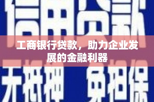 苏家屯工商银行贷款，助力企业发展的金融利器