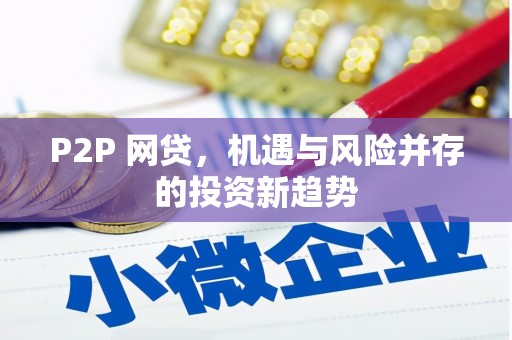 苏家屯P2P 网贷，机遇与风险并存的投资新趋势