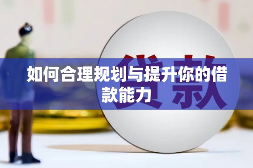 苏家屯如何合理规划与提升你的借款能力