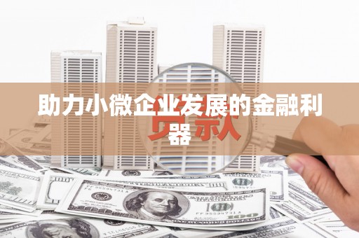苏家屯助力小微企业发展的金融利器