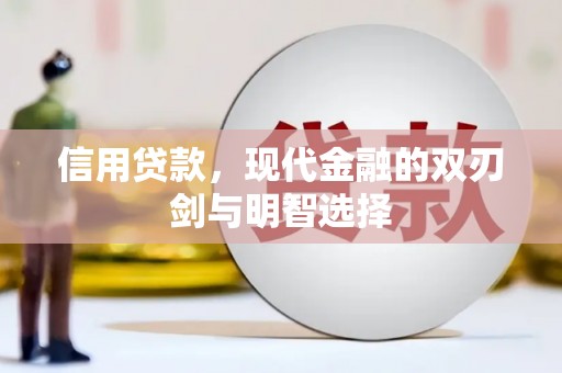 苏家屯信用贷款，现代金融的双刃剑与明智选择