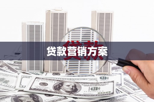 苏家屯贷款营销方案